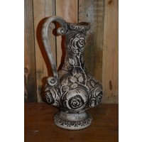 thumb-Opvallende retro vaas met rijk reliëf uit de jaren 60-3