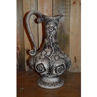 thumb-Opvallende retro vaas met rijk reliëf uit de jaren 60-4