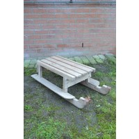 thumb-Zelfbouw houten slee tweedehands-2