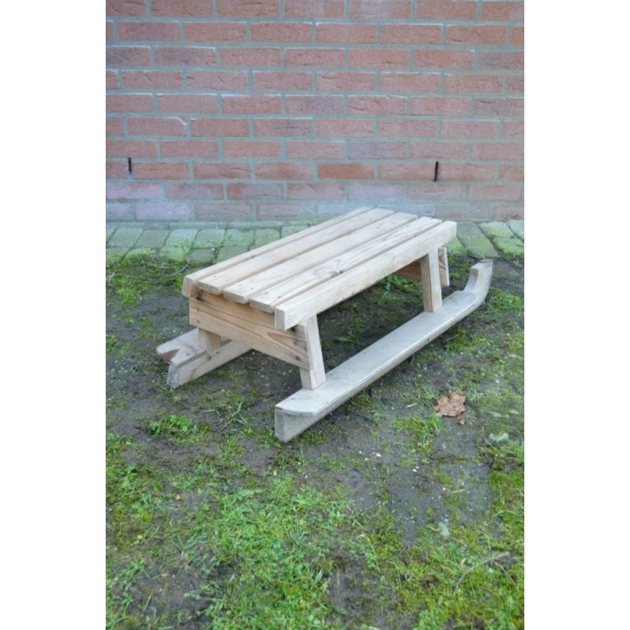 Zelfbouw houten slee voor kinderen-3