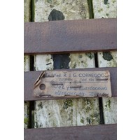 thumb-Grote metalen slee met houten zitlatten, geschikt voor plezier en decoratie-6