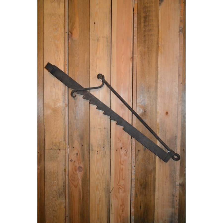 Haardhaal verstelbaar om een pan boven het vuur te hangen-1