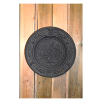 thumb-Gietijzeren bord met afbeeldingen-1