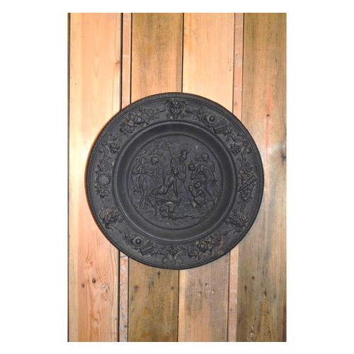 Antiek gietijzeren wandbord Mexico 