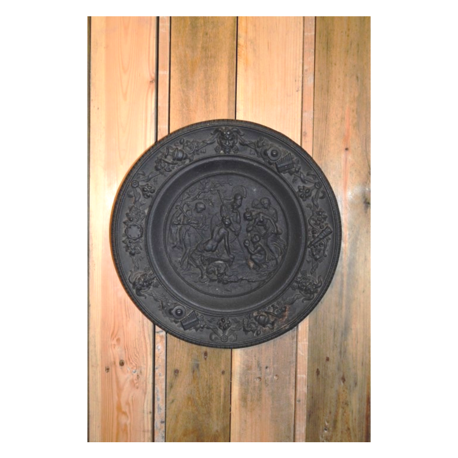 Gietijzeren wandbord met historische afbeelding Mexico-1