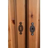 thumb-Set grenen kastdeuren met ovale spiegel-4