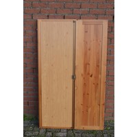 thumb-Set grenen kastdeuren met ovale spiegel-5
