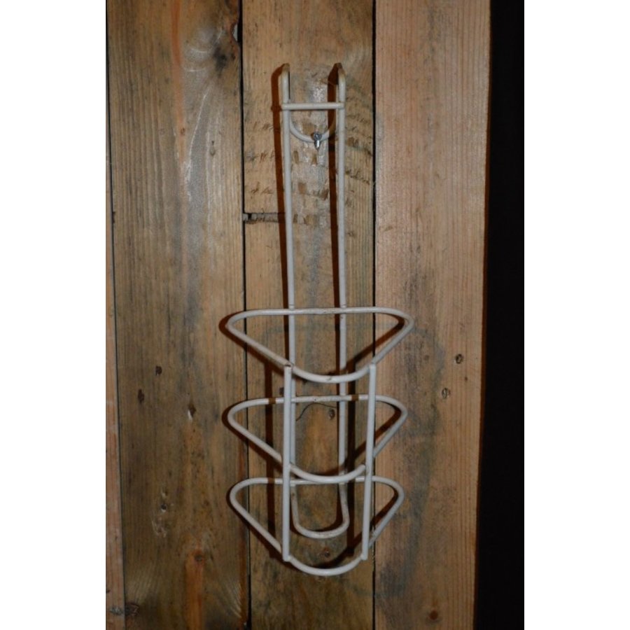 Retro metalen urinaal houder als decoratief wandrek-2