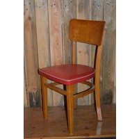 thumb-Vintage houten keukenstoel voor kinderen-3