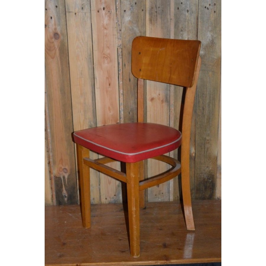 Vintage houten keukenstoel voor kinderen-3