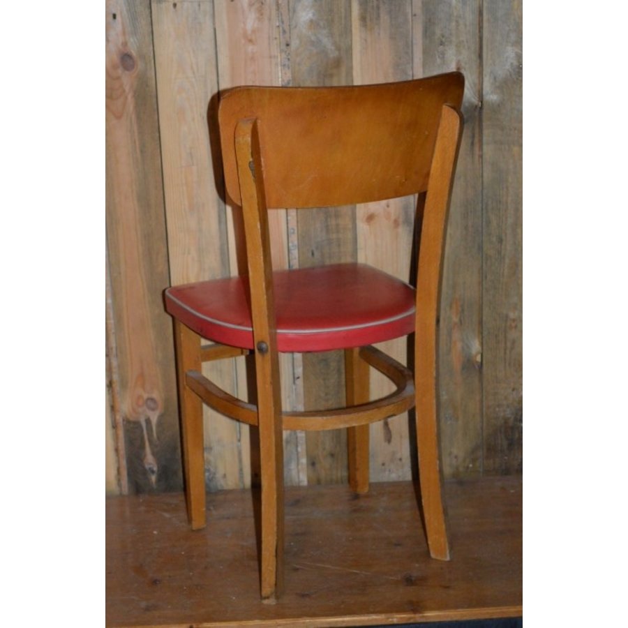 Vintage houten keukenstoel voor kinderen-4