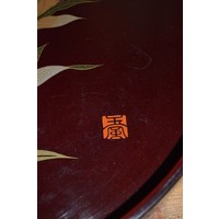 thumb-Chinees kunststof dienblad met bloemmotief-2