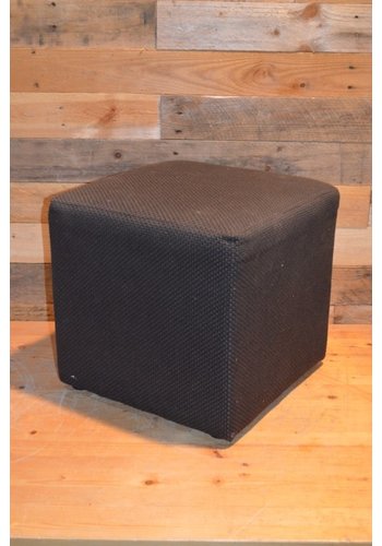 Kubus hocker bruin vintage 