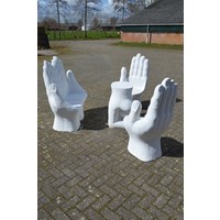 thumb-Betonnen handen en tafel tuinset sculptuur zitmeubel beton-2