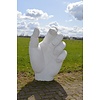 LoodsVol, Tuinbeelden Betonnen hand staand boom vasthoudend tuinbeeld decoratie