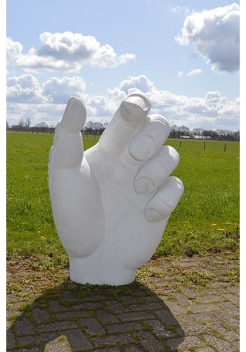 Betonnen hand boomhouder 