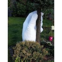 thumb-Betonnen hand staand boom vasthoudend tuinbeeld decoratie-4