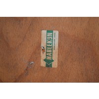 thumb-Vintage houten duwwagentje van Harlekijn – Speelkarretje van hout-2