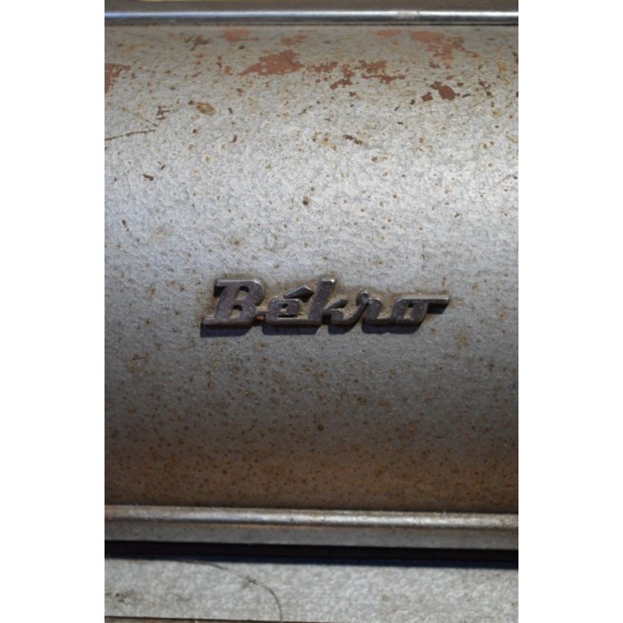 Vintage metalen Békro kassa met geldlade-6