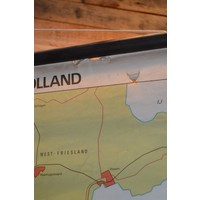 thumb-Vintage topografie schoolkaart Randstad Holland-10