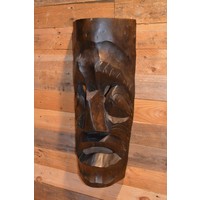 thumb-Groot Afrikaans masker van tropisch hout-4