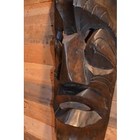 thumb-Groot Afrikaans masker van tropisch hout-6