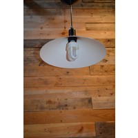 thumb-Retro metalen hanglamp bruin van kleur-5