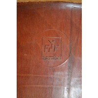 thumb-Retro schoolstoeltje metaal met hout voor kinderen-2