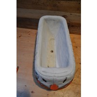 thumb-Betonnen beeld ouderwetse bus – Bloembak tuinornament-3