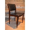 LoodsVol, Tweedehands Retro keukenstoel zwart leer jaren 70