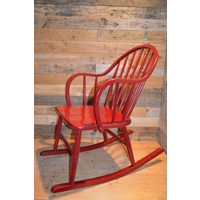 thumb-Edsby Verken schommelstoel rood Zweden-2