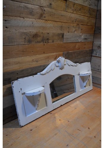 Brocante spiegel met schapjes 