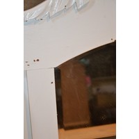 thumb-Brocante spiegel met facetglas en schapjes-4