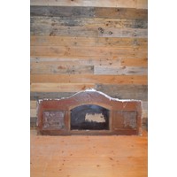 thumb-Brocante spiegel met facetglas en schapjes-6