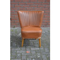 thumb-Vintage cocktail stoeltje met opknapwerk-2