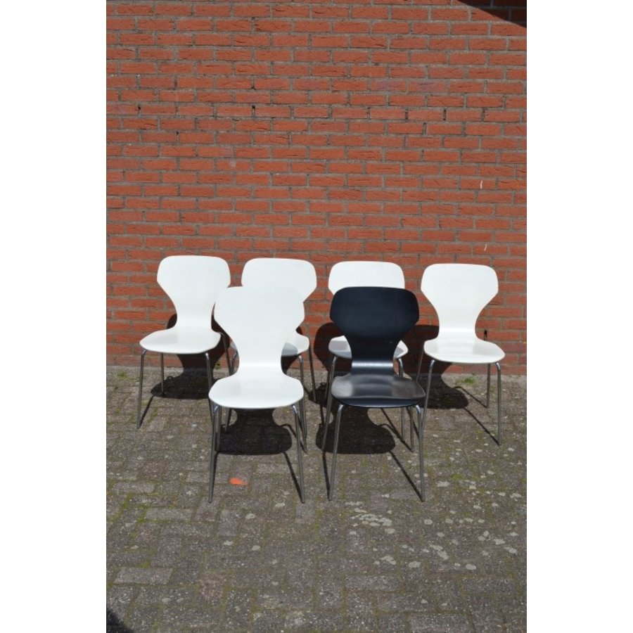 Danerka design stoelen set van 6 in 2 kleuren-1