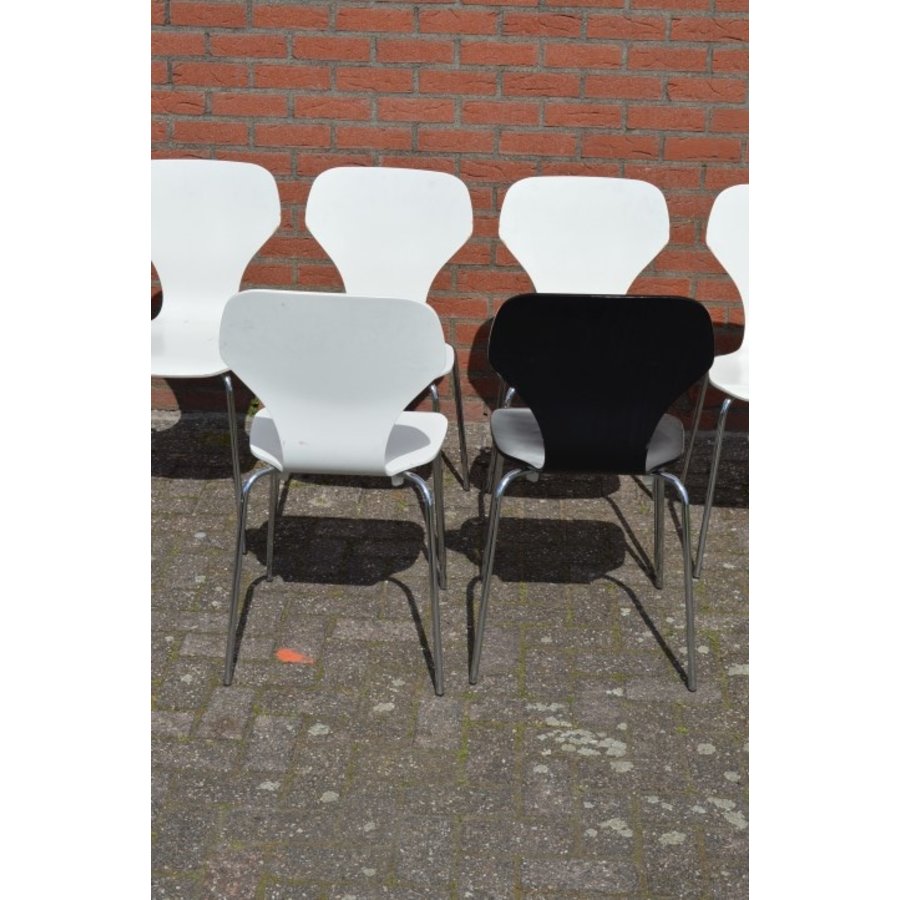 Danerka design stoelen set van 6 in 2 kleuren-4