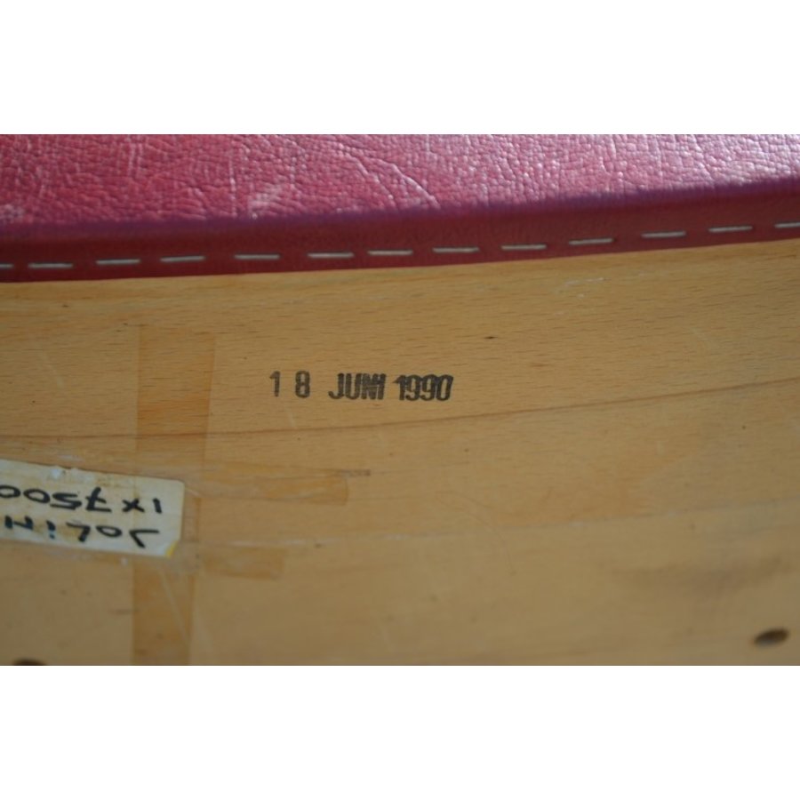 Kappersstoel verrijdbaar verstelbaar uit 1990-5