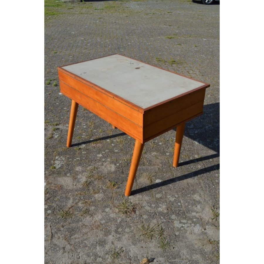 Retro tekentafel klepbureau van Herman Stegeman-2