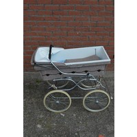 thumb-Retro kinderwagen met afneembare reiswieg-2