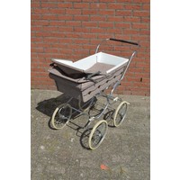 thumb-Retro kinderwagen met afneembare reiswieg-4