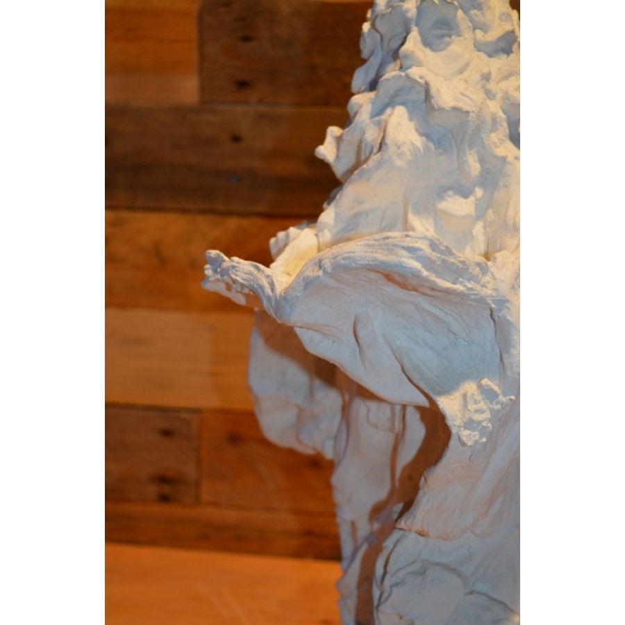 Vadertje Tijd betonnen beeld van een boom- of bosmannetje-6