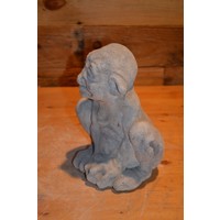 thumb-Betonnen beeld van hurkende trol in denkpose-4