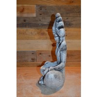 thumb-Shiva in vrouwelijke gedaante – betonnen beeld met kaarsenbakje-2