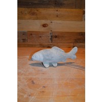 thumb-Kleine betonnen Koi karper – vijverbeeld met slang voor waterdoorvoer-1