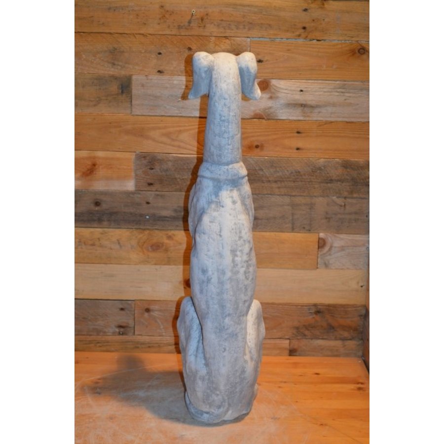 Betonnen hazewindhond – beeld van Greyhound of Galgo-4