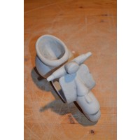 thumb-Betonnen bloembakje in de vorm van een retro scooter-4