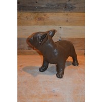 thumb-Franse Bulldog beeld van gietsteen-4