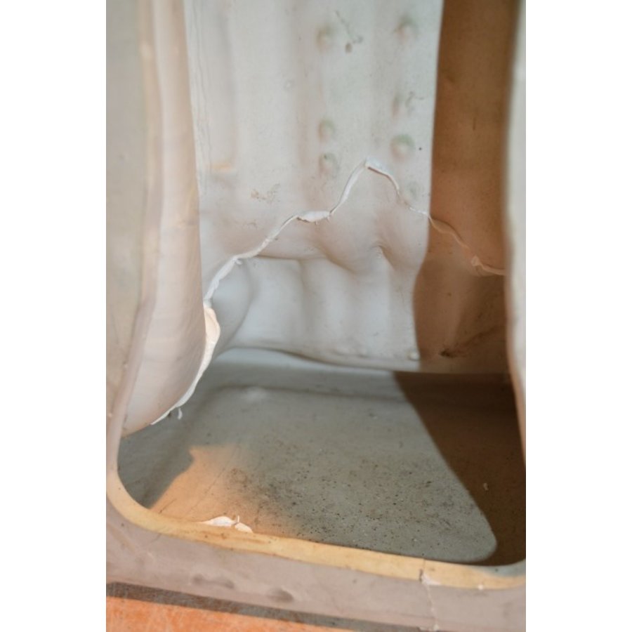 Decoratieve gipsen zuil met engel en gelijmde voet, geschikt voor binnen-4