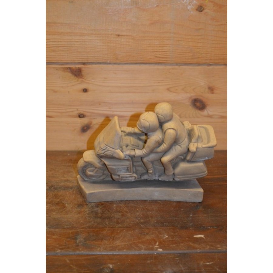 Decoratief kunststof beeldje van een Amerikaanse motor-2